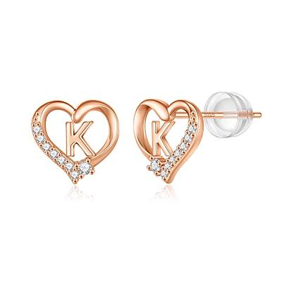 Stud Earrings, Gold, Silver & Rose Gold