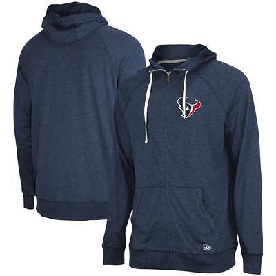 Men's Fanatics Branded Heather Gray/Navy Dallas Cowboys Down & Distance  Full-Zip Hoodie