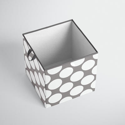 Modern Homes MH 0.4-Gal. Small Storage Box Translucent in Grey Bin with  Yellow Handles and Cover 22147 - The Home Depot