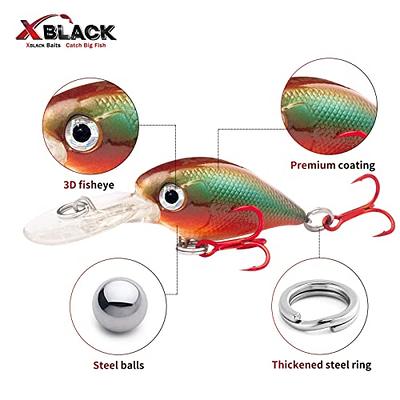 XBLACK Crankbaits Lures Kit Crankbait Fishing Lures Kit Hard Fishing Lures  Set 5PCS for Bass Fishing in Saltwater and Freshwater, XBLACK Baits, Catch  Big Fish! - Yahoo Shopping