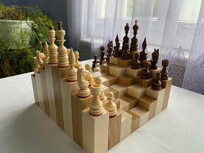 VIP Wooden Chess Set With Wooden Chess Pieces Chess Sets 