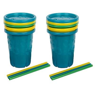 The First Years GreenGrown Reusable Spill-Proof Straw Cups - Toddler Cups  with Straw - Blue/Yellow/Green - 6 Count - Yahoo Shopping