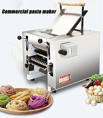 NEWTRY Electric Commercial Pasta Maker Machine Dumpling Dough Noodle Skin  Maker 66lb/h Multi-function Noodle Pasta Spaghetti Roller Pressing Machine  550W (Round noodle 1.5mm blade) - Yahoo Shopping