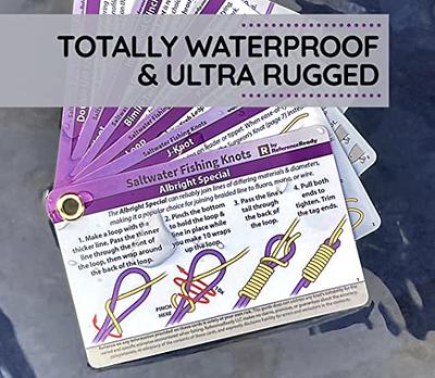 ReferenceReady Saltwater Fishing Knot Cards - Waterproof Pocket Guide to 15  Big Game Fishing Knots  Includes Portable Book of Inshore and Deep Sea  Fishing Knots and a Mini Carabiner - Yahoo Shopping
