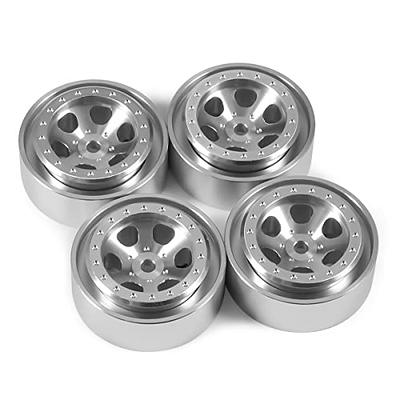 4PCS Metal Wheel Rim Hub Upgrade for 1/18 Traxxas TRX4-M RC Crawler Car