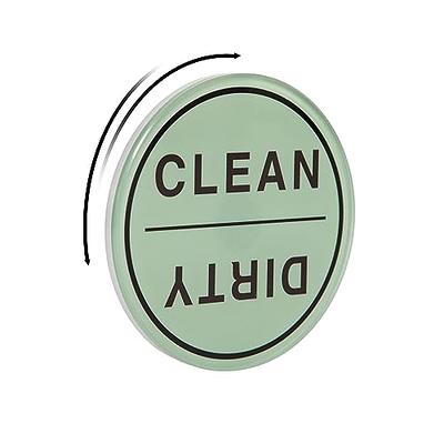 CONMOTO Dishwasher Magnet Clean Dirty Sign,Clean Dirty Magnet for  Dishwasher,Kitchen Dishwasher Magnets Sign, No-Scratch Strong Magnets,  Dirty Clean