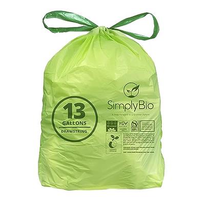 13-Gallon Kitchen Trash Bag, Drawstring Trash Bag 30-Count