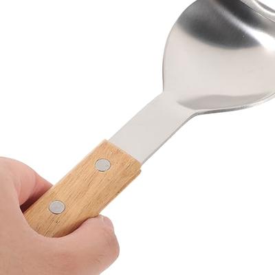  Rainspire Ice Cream Scoop Stainless Steel with Comfortable  Handle, Ice Cream Scooper Heavy Duty, Ice Cream Spade Great for Spooning  Frozen Hard Gelato and Sorbet, Cookie Dough, Melon, Black: Home 