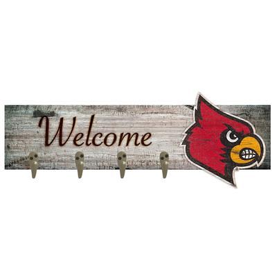 Louisville Cardinals Football 21'' x 23'' Rotating Lighted Wall Sign