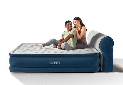 Intex Dura Beam Plus Supreme Polyester Queen Air Mattress in the Air  Mattresses department at