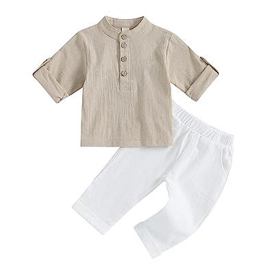 Casual Kids Boys Gentleman Clothes Plaid Print Short Sleeve Lapel Neck  Buttons Tops Shirt Short Pants 2pcs Set 