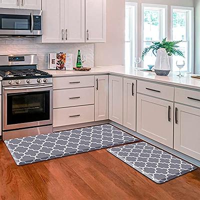 J&V TEXTILES Kitchen Mat Cushioned Anti Fatigue Floor Mat,19.6x55