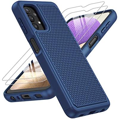 JXVM for Samsung Galaxy A32 5G Case: Dual Layer Protective Heavy Duty Cell Phone  Cover Shockproof Rugged with Non Slip Textured Back - Military Protection  Bumper Tough - 6.5inch (Navy Blue) - Yahoo Shopping