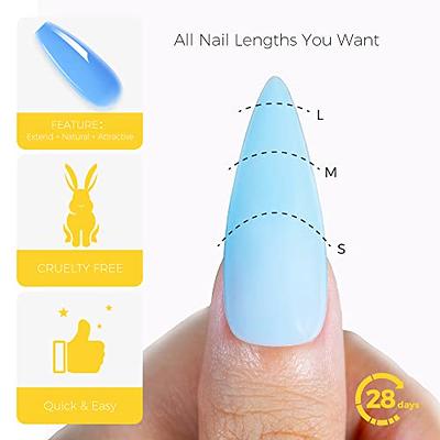 Aimeili 5 in 1 Builder Base Strengthening Gel, UV/LED Clear Building Nail Gel in A Bottle for Nails Extension Gel Polish Coat Nail Repair Nail