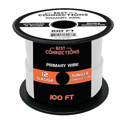 GearIT 16 Gauge Power Ground Electrical Wire Copper Clad Aluminum Sing