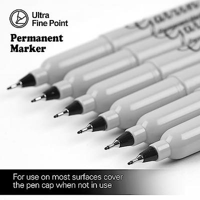 Ultra Fine Point Black Permanent Markers, 36 Pack Ultra Fine Point Black Permanent  Marker set, Works on paper, Plastic, Stone, Glass, Metal - Yahoo Shopping