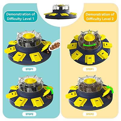 Pootelifys Dog Puzzle Toys Level 2, Dog Treat Puzzle Slow Feeder Food  Dispenser for Boredom and Mental Stimulation, Interactive Enrichment Toys  for Large/Medium/Small and Smart Dog (Puzzle Toys-Blue) - Yahoo Shopping