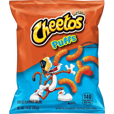 Cheetos Crunchy Cheese Flavored Snack Chips, 3.25 oz Bag