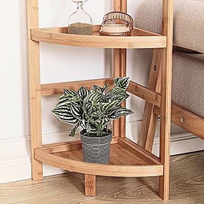 GREEHOMEDE 3 Tier Bamboo Corner Shelf Storage Rack, Free Standing Corner  Rack Multipurpose Shelving Unit, Living Room Bathroom Kitchen Shelf Storage,  33.5'' - Yahoo Shopping