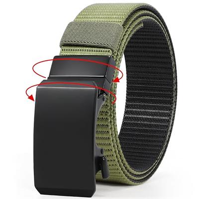 BELTROAD Nylon Ratchet Belt for Men, One Golf Belt for 2 Colors Fit 30-46  Waist, Men's Tactical Belt Military Belts Rotatable Buckle - Yahoo Shopping