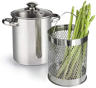 DricRoda Soup Pot 8 Quart Pot Stainless Steel Pasta Pot, Nonstick Stock Pot  Cooking Pot with