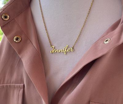 Custom Handmade Personalized Monogram Necklace