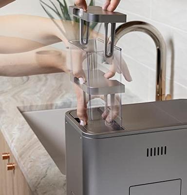 Café Affetto Automatic Espresso Machine + Milk Frother, Built-In & Adjustable Espresso Bean Grinder, One-Touch Brew in 90 Seconds