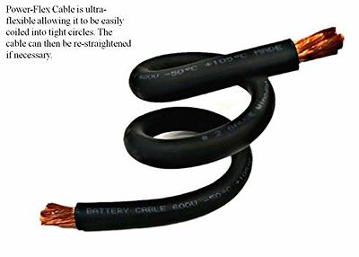 8 Gauge 8 AWG 50 Feet Black + 50 Feet Red (100 Feet Total) Welding Battery  Pure Copper Flexible Cable Wire - Car, Inverter, RV, Solar
