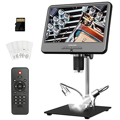 KMDES USB Digital Microscope 50X-1000X Magnifier Coin Microscope Portable  Handheld Microscope Upgrade Stand No Shake Diamond Trichome Hair Skin  Analyzer Microscope Camera Window Mac Compatible - Black - Yahoo Shopping