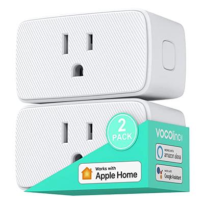 Govee Smart Plug 15A, WiFi Bluetooth Outlets 2 Pack Work with