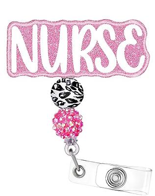Nurse Life Badge Reel for Nurse, Nurses & Nursing; Bling Glitter