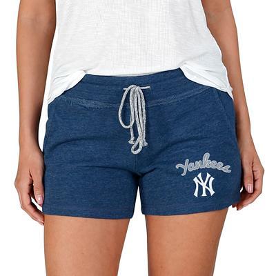 Women's Concepts Sport White New York Yankees Reel Pinstripe Tank Top & Shorts Sleep Set Size: 3XL