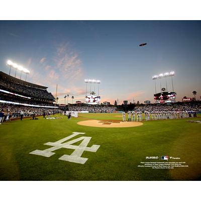 Los Angeles Angels Unsigned Angel Stadium Exterior View Photograph