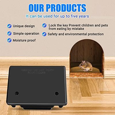 2 Pack Enlarged Humane Mouse Traps No Kill Rat Trap with Handle, Reusable  Catch and Release Chipmunk Trap, Pet and Children Friendly Mice Trap That  Work (8 inches) 