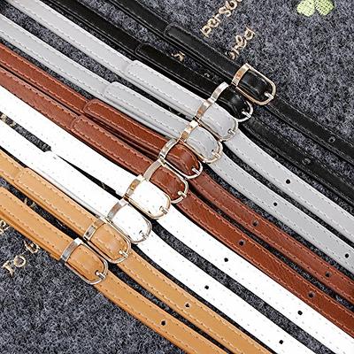 RAYNAG Leather Crossbody Strap Replacement, Adjustable Purse Strap, Handbag  Shoulder Strap Replacement with Gold Hardware, White - Yahoo Shopping