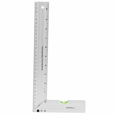 Right Angle Ruler, 300mm Aluminium Alloy Thickened 90 Degree Right Angle  Ruler, Woodworking Measuring Tool for Woodworking, Carpenter, Construction  - Yahoo Shopping