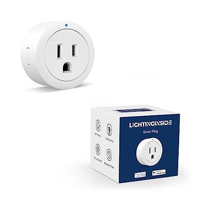Nooie Bluetooth Smart Plug, WiFi Mini Smart Outlet, Remote/Voice Control,  Works with Alexa Google Home, Schedule Timer, Child Lock, ETL Certified