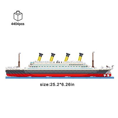 ELAICREE Titanic Ship Micro Mini Building Blocks Set, 4404 Pcs 3D Puzzle  Sets DIY Educational Toys Gift for Adults and Kids… - Yahoo Shopping