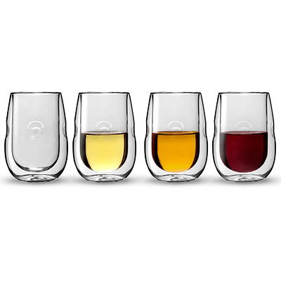 Moderna Artisan Series Double Wall 12 oz Beverage Glasses - Set of