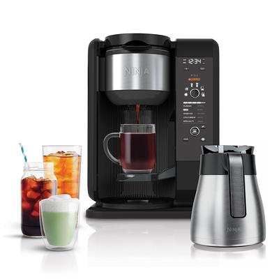 Euro Pro Ninja 12-Cup Coffee Maker in Black Stainless Steel