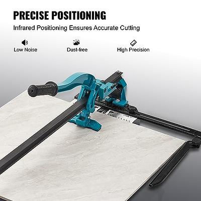 Tile Cutter Hand Tool 36 Inch Large Manual Ceramic Floor Tile Cutter,  All-Aluminum Frame Cutting Machine Precise Tile Cutter Tools w/Alloy Knife  Wheel