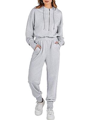  Women Hooded Jumpsuit Track Suit Casual One Piece Full