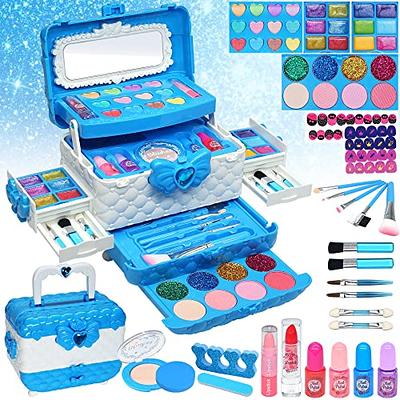 Kids Makeup Kit for Girl Toys, 47PCS Teensymic Toys for Girls Real Washable  Makeup Girls Princess Gift, Frozen Makeup Set for 3-12 Year Old Kids  Toddler Girl Toys Christmas & Birthday Gift (