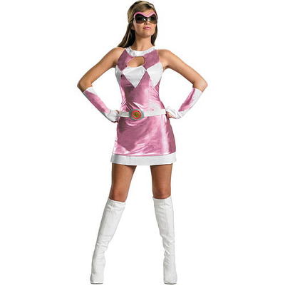 Women's Mighty Morphin Power Rangers Deluxe Pink Ranger Costume