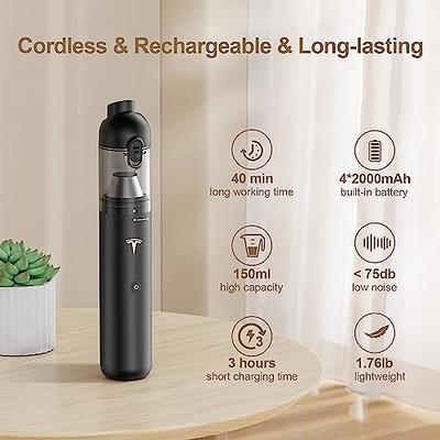 Fanisic Cordless Handheld Car Vacuum Cleaner, 9000PA Powerful Suction Tiny  Car Vacuum Cleaner, Foldable Dust Buster with Filter Portable Vacuum
