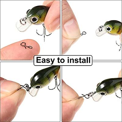 300 Pieces Fly Fishing Snaps Stainless Steel Fly Fishing Snap