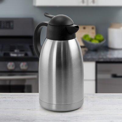 OJOJ 101OZ Thermal Coffee Carafe with Pump 3L Airpot Stainless