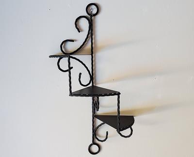 Wrought Iron Display Shelves