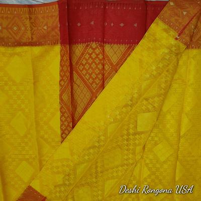 Dhakai Muslin Jamdani Sarees, 5.5 m Separate Blouse Piece at Rs 1730 in  North 24 Parganas