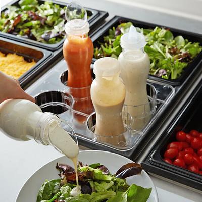 GET SDB-32-PC-B-CL 32 oz Salad Dressing Bottle - Polycarbonate, Clear